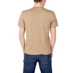 Blauer T-shirt Heren